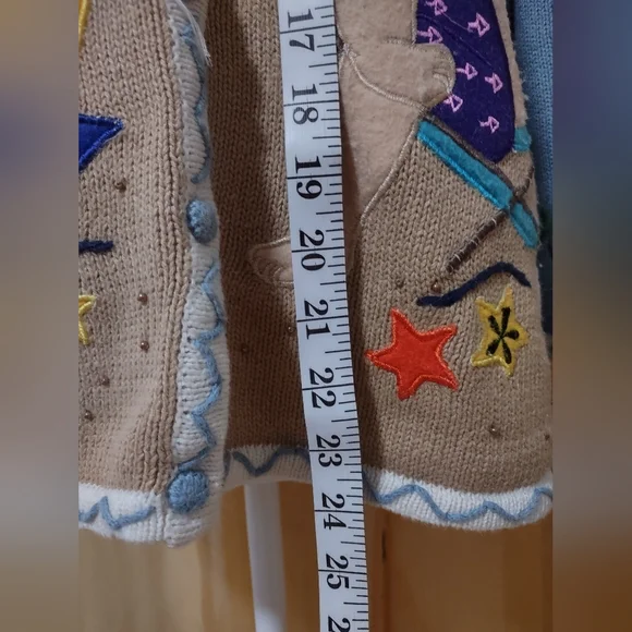 Coastal Christmas Santa Sweater. Size Small. - Picture 8 of 8